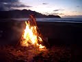 Beach Bonfire at Hanalei Bay