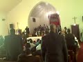 Elder Robert Moore sings at his Mom\ Elder Robert Moore sings at his Mom\