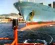 desatraque de un Maersk del puerto de vigo