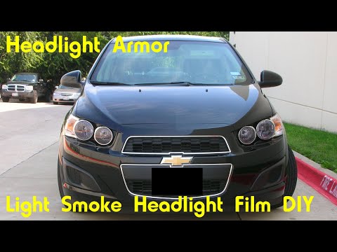 Light Smoke Headlight Tint Protection Kit DIY – Headlight Armor – Chevy Sonic
