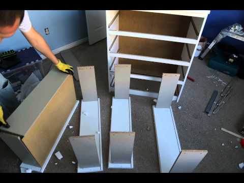 how to remove ikea dresser drawers