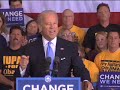 Joe Biden: St. Clair Shores, Michigan Joe Biden: St. Clair Shores, Michigan