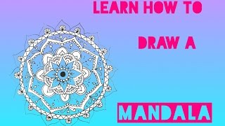 Learn How To Draw A Mandala