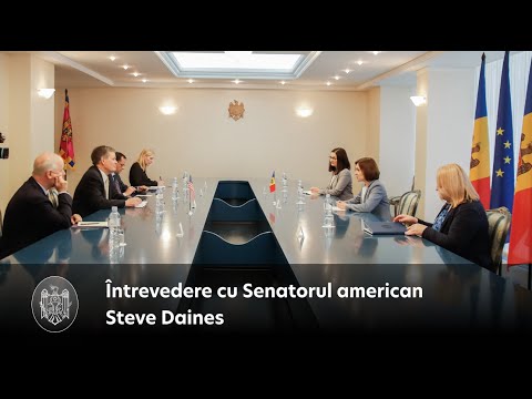 Șefa statului s-a întâlnit cu Senatorul american Steve Daines