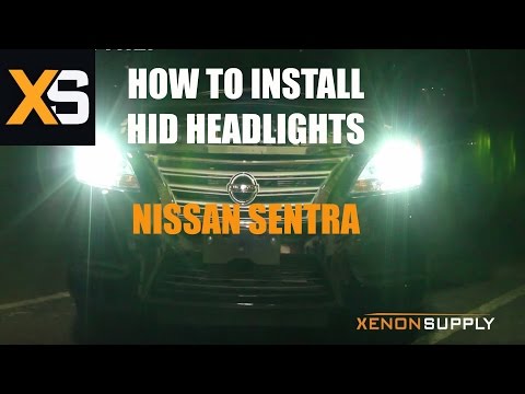 XS Nissan Sentra HID – How to Install HID Xenon 2013+