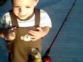 videos de Christopher's first fish