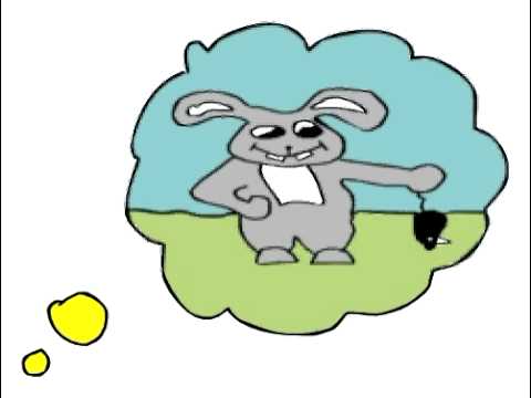 Little Rabbit Foo Foo - bunny foo foo cartoon i can show the kids at school that dosent have mice being splatted with a bat.