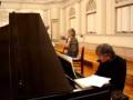 Richard Stoltzman and Patrick Beckman in the studio