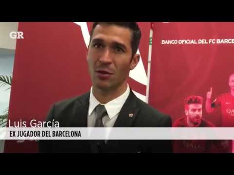 Luis Garcia en el acto de acuerdo entre el FCBarcelona y Scotiabank Luis Garcia en el acto de acuerdo entre el FCBarcelona y Scotiabank
