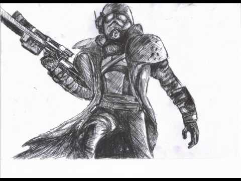 how to draw ncr ranger