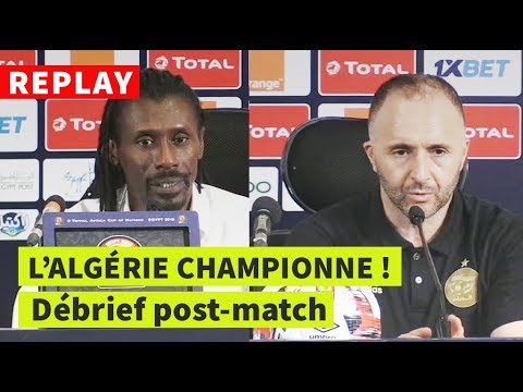 REPLAY - FINALE CAN-2019 | Sénégal-Algérie: Conf De Presse Post-match