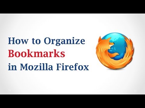 how to organize bookmarks
