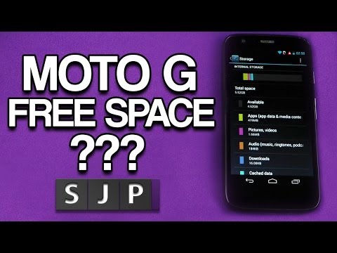 how to get more storage on moto g
