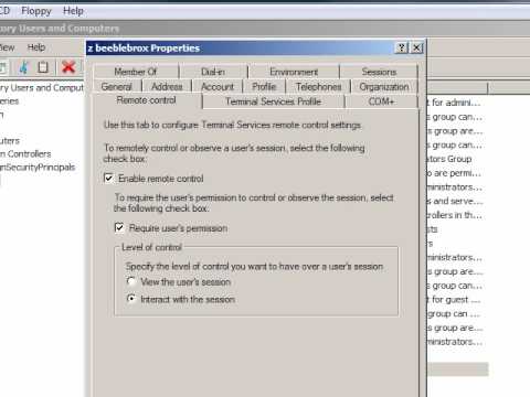 Windows Server 2008: add Active Directory users