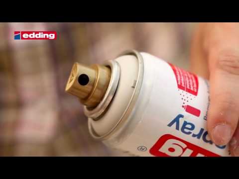 45200- Edding Permanent Spray - Tutorial 