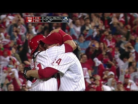 Video: Halladay finishes off a no-hitter