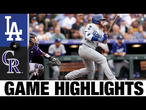 Dodgers vs. Rockies Game Highlights (7/17/21) | MLB Highlights