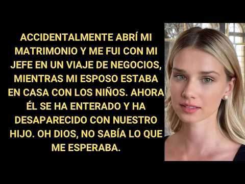 Accidentalmente abrí mi matrimonio y me fui con mi jefe en un viaje de negocios