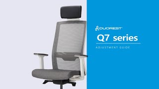 video thumbnail Q7 ergonomic office chair, task chair , home furniture , mesh chair youtube