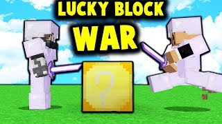 THE BIGGEST LUCKY BLOCK WAR! - HIDE OR HUNT #2