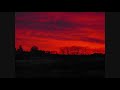 Photo: taken by me. Sunrise, Meeting of Red and Black. Enjoy! :)))