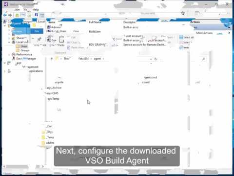 Configure a Visual Studio Online (VSO) Build Agent | Denis Voituron's Blog