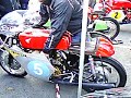 hailwood replica warming up at stafford