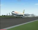 737-200 Ethiopian landing at Johannesburg
