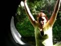 how to get into a large black tube.