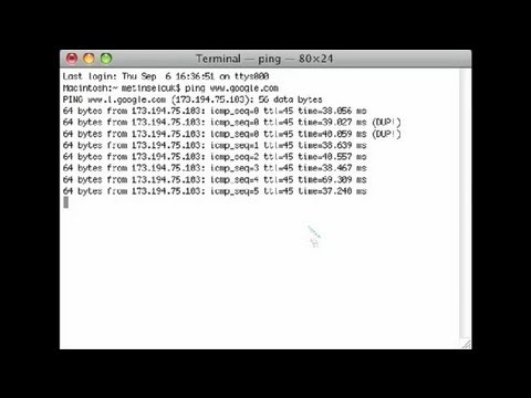 how to ping a mac address