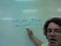 An English teacher explains how past participles are used.