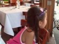 Leah, Alec, Fuyuko and I stop for a quiet minute after swimming with dolphins in Cozumel.