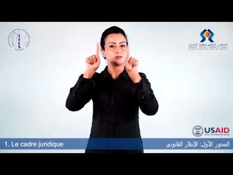 Image of the video: Electoral Lexicon in Moroccan Sign Language