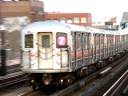 R62A 7 Express train passing by 40th/Lowery