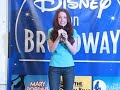 Sierra Boggess appears at World of Disney NYC Sierra Boggess appears at World of Disney NYC