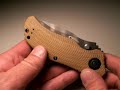 if weight isn't critical to you, the zt 300 series is an excellent, super strong folding tactical design.  admittedly there is a large contingent of knife users that are just plain skeptical of folding designs, wanting absolute strength.  this knife is for you; tough, seriously heavy duty, and good looking. the assisted opening model 302 is particularly striking with its s30v tiger striped tungsten dlc coating.  add in a perfectly milled and wonderfully tractable g10 handle in coyote brown, a sculpted titanium reverse side, 4 point blackened clip, great deployment speed and lockup, and perfect workmanship and the zt 302 comes into ring swingin'.  and it's strong... perhaps as strong as fixed blade with its well-executed frame lock with an overtravel button installed.  but the zt 302 is a heavy package at 8.2 oz.  if you're after a primarily defensive blade there might be some better options, with better reach, at the same or lighter weight.  other downsides are might be the wide blade that could limit utility cutting and thrust attacks and the recessed thumbstuds that are near impossible to reach in the handle (use the blade tang to deploy).  but if you don't carry about the weight and need an all-around, tough tactical folder (and don't mind its $240-ish pricetag), then the zero tolerance 302 could be just what the doctor ordered.  at any rate, it is an awesome collectible and impressive presentation blade.  and on those merits alone it's a worthy addition to your collection.