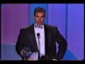 2010-05-12 | Chris Chelios drops Norris Trophy - 1993 ~> The lid falls off of Chris Chelios' 1993 Norris trophy, and he follows with a great ad-lib. ()