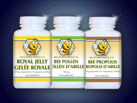 Royal Jelly, Bee Pollen and Propolis by Beelievable Products