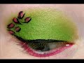 Hot Pink and Lime Green Leopard Print Eyes Hot Pink and Lime Green Leopard Print Eyes