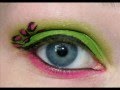 Hot Pink and Lime Green Leopard Print Eyes
