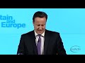 uk prime minister david cameron's full 