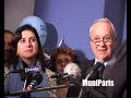 117 rue de charenton, dans le 12�me, les journalistes attendent la d�claration de jean-marie cavada, largement distanc� par la candidate socialiste mich�le blumenthal