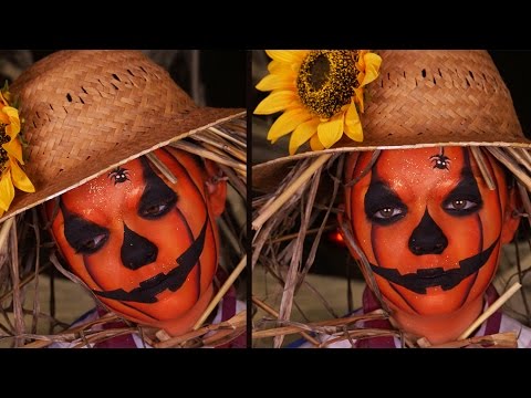 Maquillage Enfant : La citrouille d'Halloween - Déguisement épouvantail