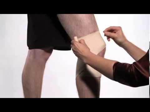how to fasten knee wraps
