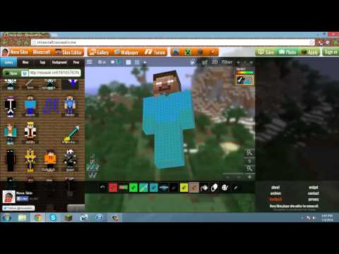 how to make a minecraft skin