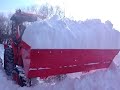 kubota L 3246 plowing snow