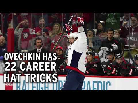 Video: Alex Ovechkin scores back-to-back hat tricks... again