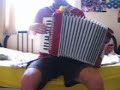 Zelda theme on accordion