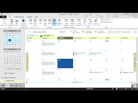 how to provide outlook calendar access