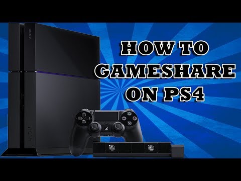 how to gameshare on ps4